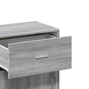 Grauer Beistellschrank Sonoma, 56,5x90 cm