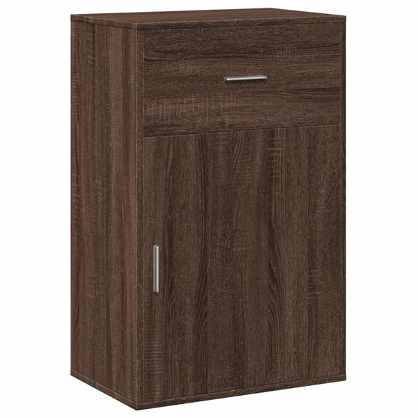 Beistellschrank Braun Eichen-Optik 56,5x39x90 cm