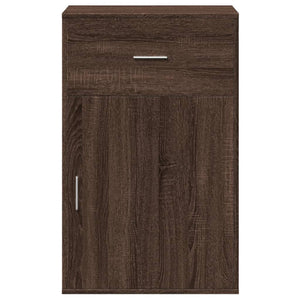 Beistellschrank Braun Eichen-Optik 56,5x39x90 cm