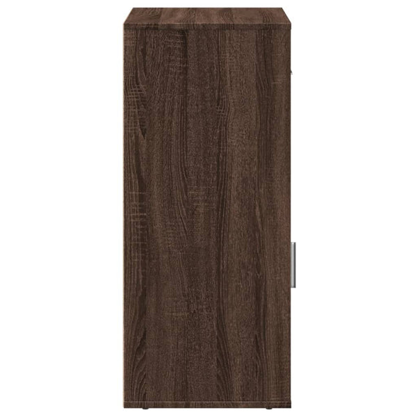 Beistellschrank Braun Eichen-Optik 56,5x39x90 cm