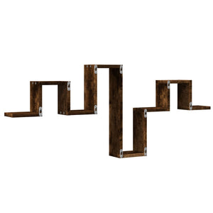 Wandregal Räuchereiche 104,5 cm