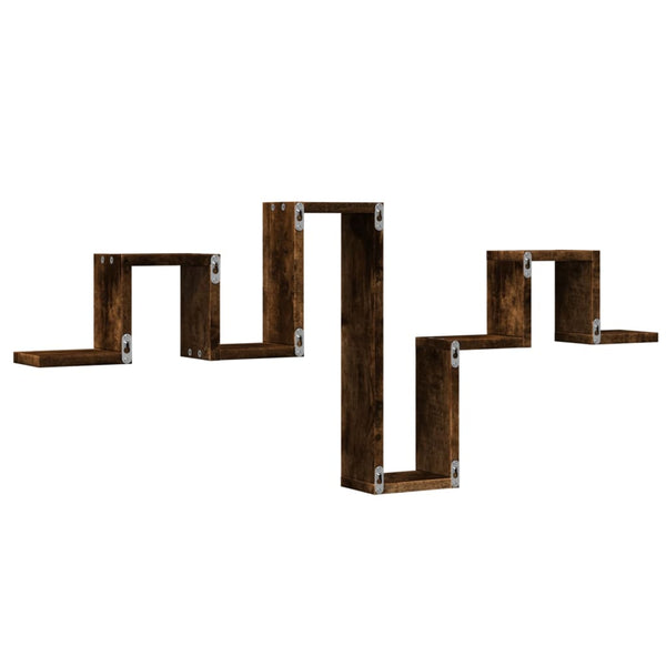 Wandregal Räuchereiche 104,5 cm