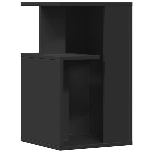 Schwarzer Beistelltisch 35x35x60 cm