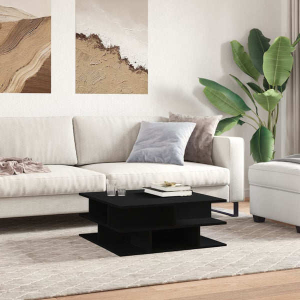 Schwarzer Couchtisch 70x70 cm