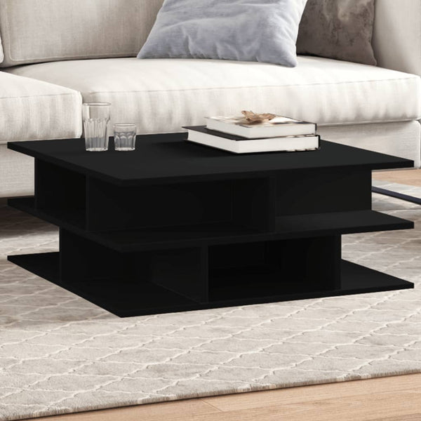 Schwarzer Couchtisch 70x70 cm