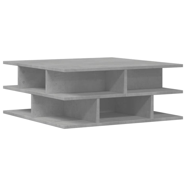 Betongrauer Couchtisch 70x70 cm