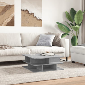 Betongrauer Couchtisch 70x70 cm