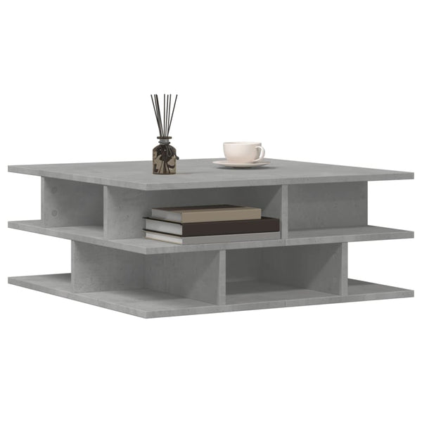Betongrauer Couchtisch 70x70 cm