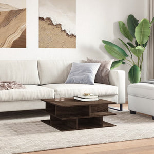 Couchtisch Braun Eichenoptik 70x70 cm