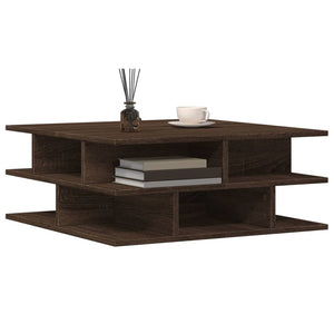 Couchtisch Braun Eichenoptik 70x70 cm