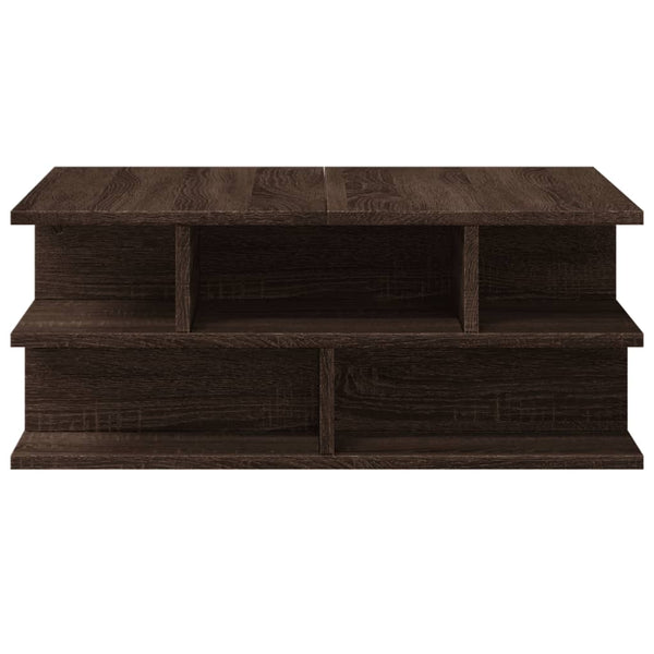 Couchtisch Braun Eichenoptik 70x70 cm