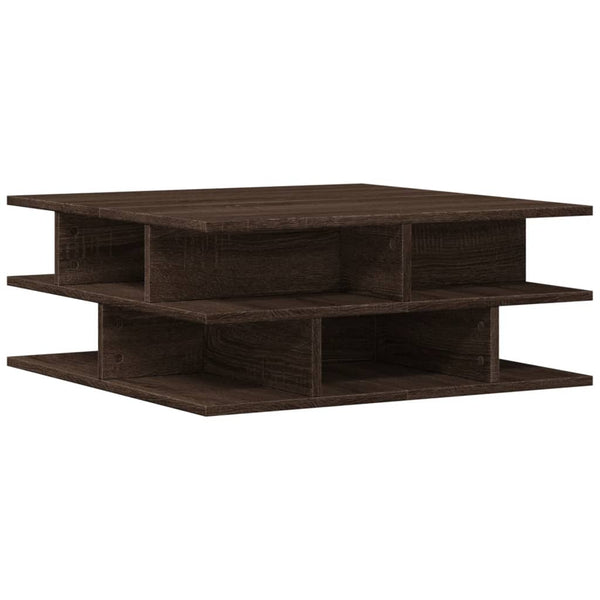 Couchtisch Braun Eichenoptik 70x70 cm
