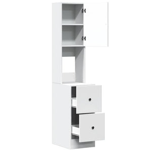 Weißer Küchenschrank 35x50x180 cm