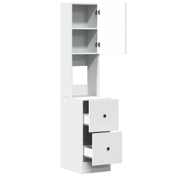 Weißer Küchenschrank 35x50x180 cm