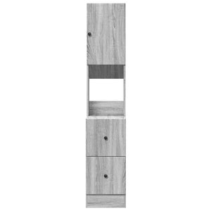 Küchenschrank Grau Sonoma 35x50x180 cm