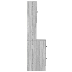 Küchenschrank Grau Sonoma 35x50x180 cm