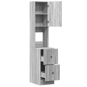 Küchenschrank Grau Sonoma 35x50x180 cm