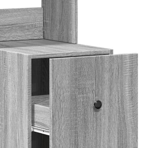 Küchenschrank Grau Sonoma 35x50x180 cm