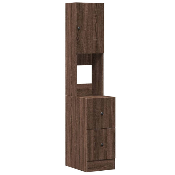 Küchenschrank Braun Eichen-Optik 35x50x180 cm
