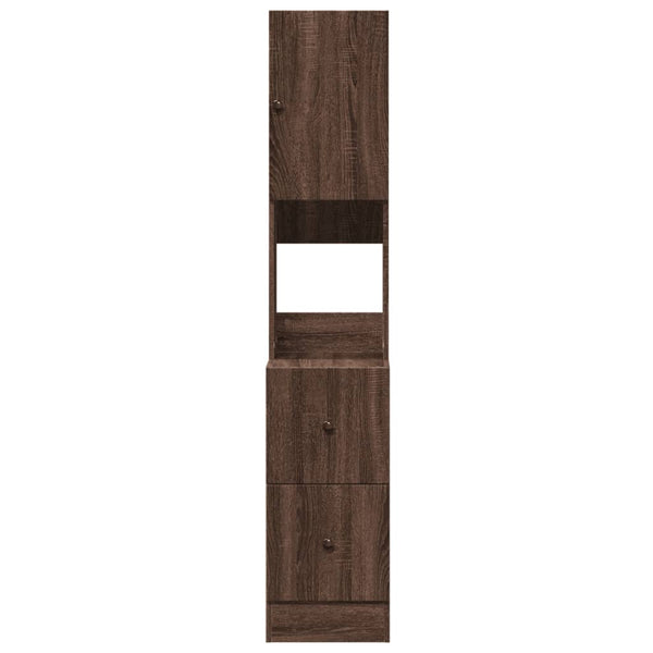 Küchenschrank Braun Eichen-Optik 35x50x180 cm