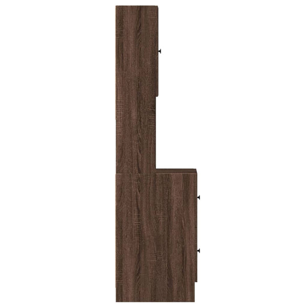 Küchenschrank Braun Eichen-Optik 35x50x180 cm