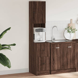 Küchenschrank Braun Eichen-Optik 35x50x180 cm