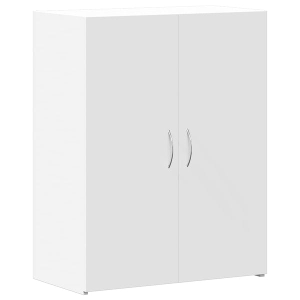 Weißer Aktenschrank Holz 60x77,5 cm