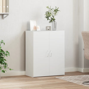 Weißer Aktenschrank Holz 60x77,5 cm