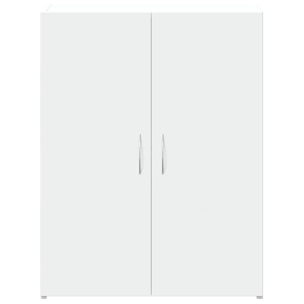 Weißer Aktenschrank Holz 60x77,5 cm