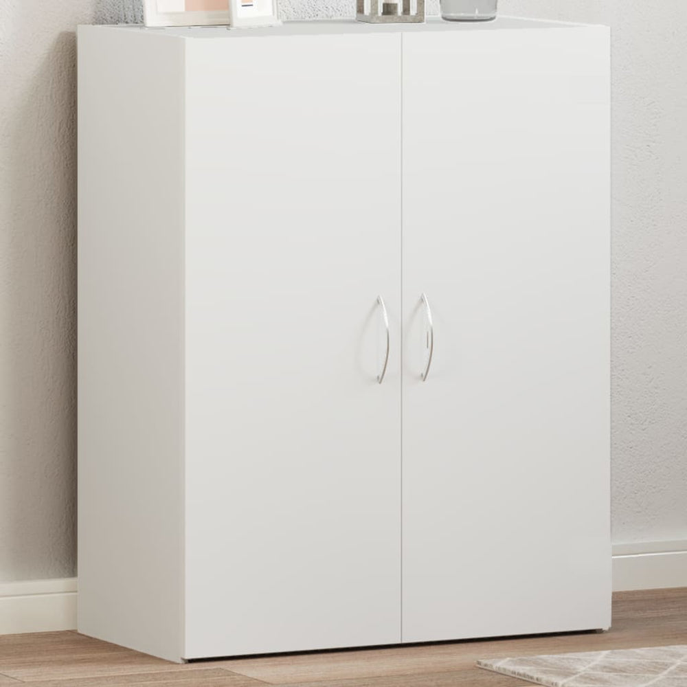 Weißer Aktenschrank Holz 60x77,5 cm