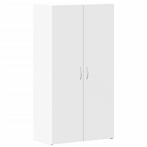 Weißer Holz Aktenschrank 60x32x115 cm