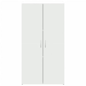 Weißer Holz Aktenschrank 60x32x115 cm