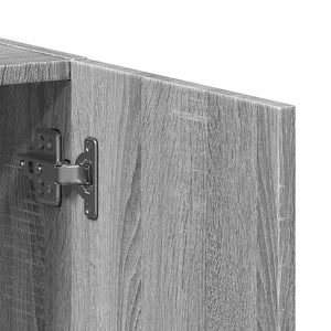 Aktenschrank Grau Sonoma 60x115 cm