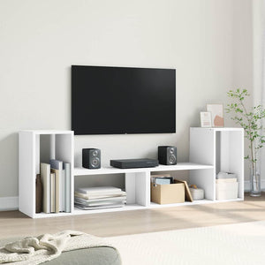 TV-Schränke Weiß Holz 75x30x50cm, 2er-Set