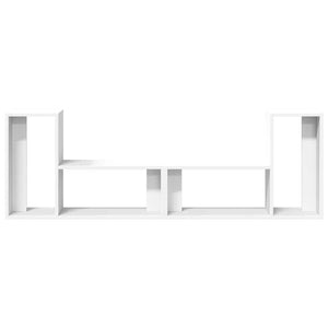 TV-Schränke Weiß Holz 75x30x50cm, 2er-Set