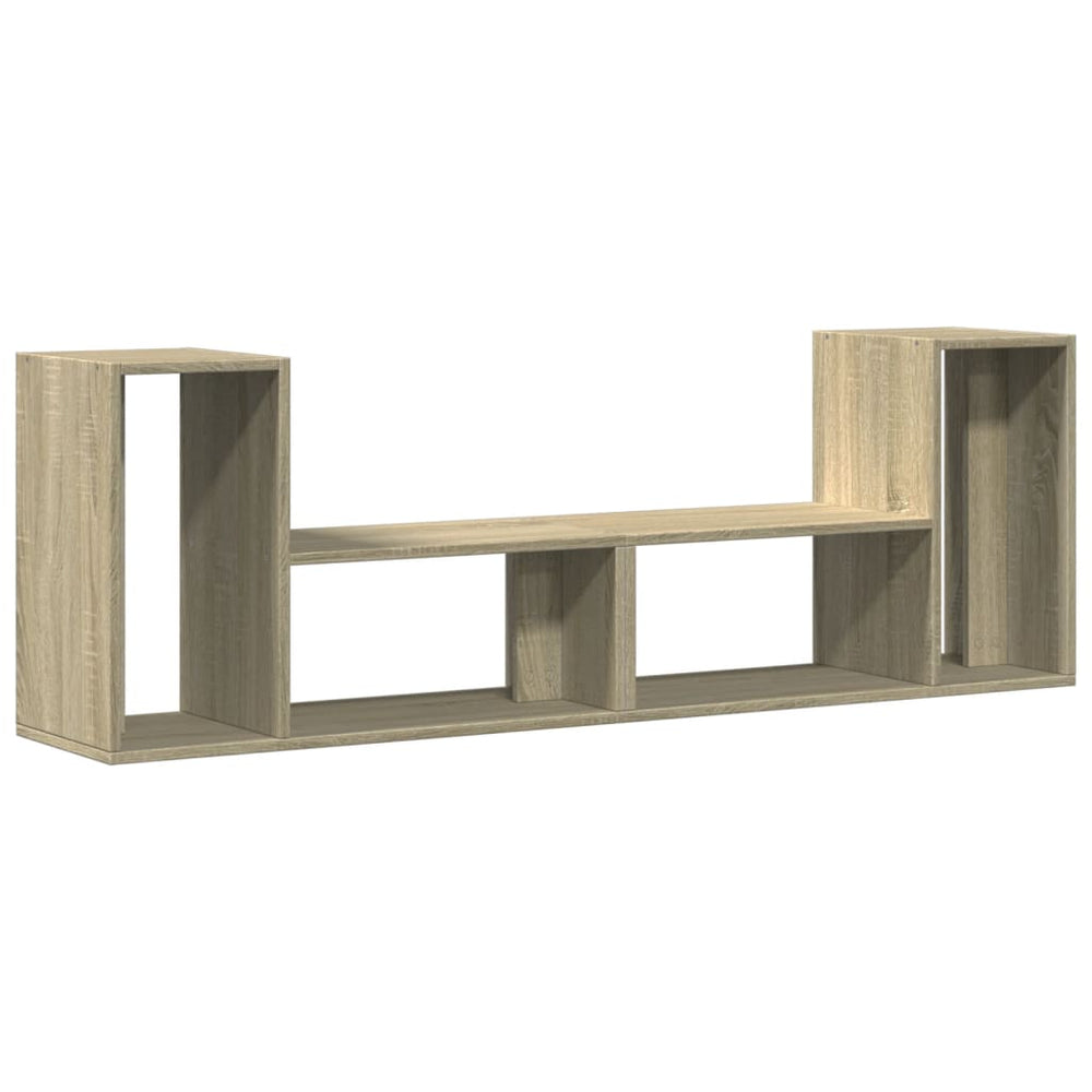 vidaXL Meubles TV 2 pcs Chêne sonoma 75x30x50 cm Aggloméré