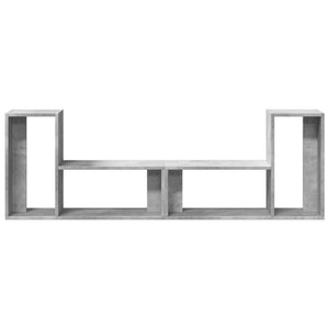 TV-Schränke, Betongrau, 75 cm, 2er-Set