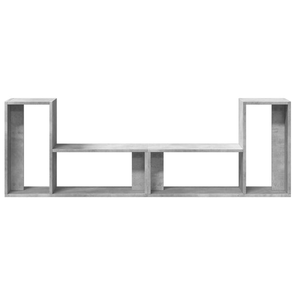 TV-Schränke, Betongrau, 75 cm, 2er-Set
