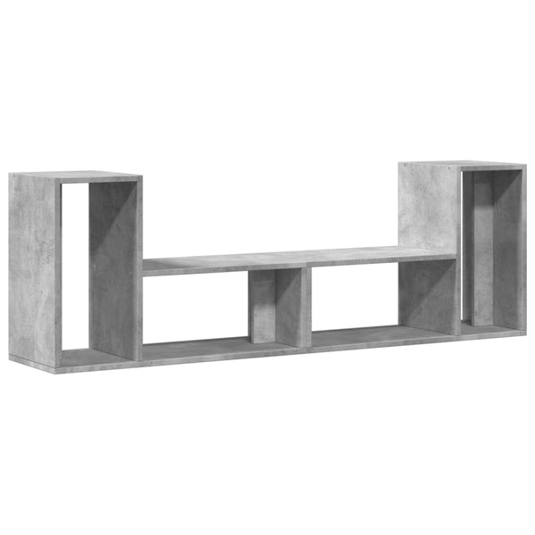 TV-Schränke, Betongrau, 75 cm, 2er-Set