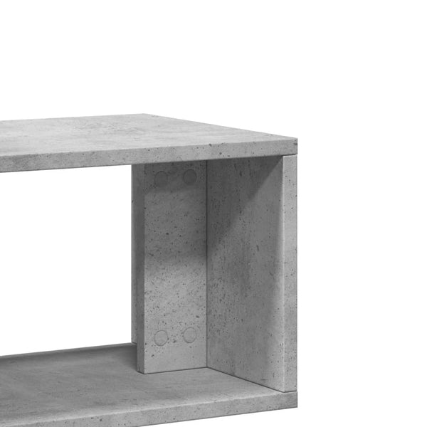 TV-Schränke, Betongrau, 75 cm, 2er-Set