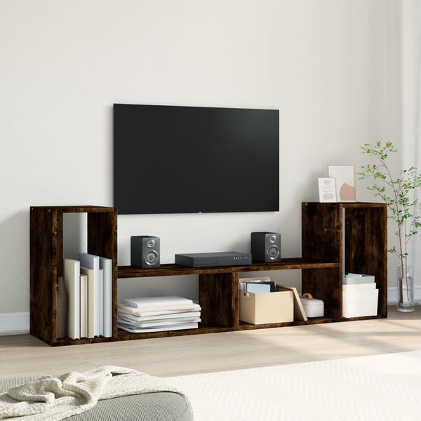 TV-Schrank Räuchereiche 75 cm, 2er-Set