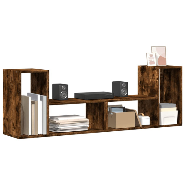 TV-Schrank Räuchereiche 75 cm, 2er-Set