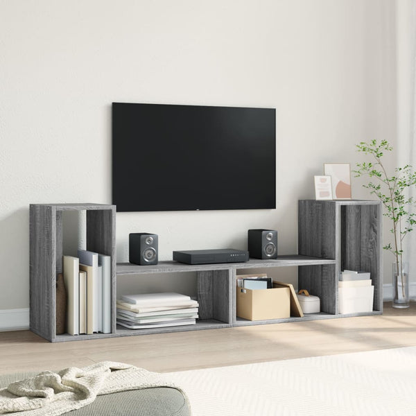TV-Schränke Grau Sonoma 75x30x50cm, 2er Set
