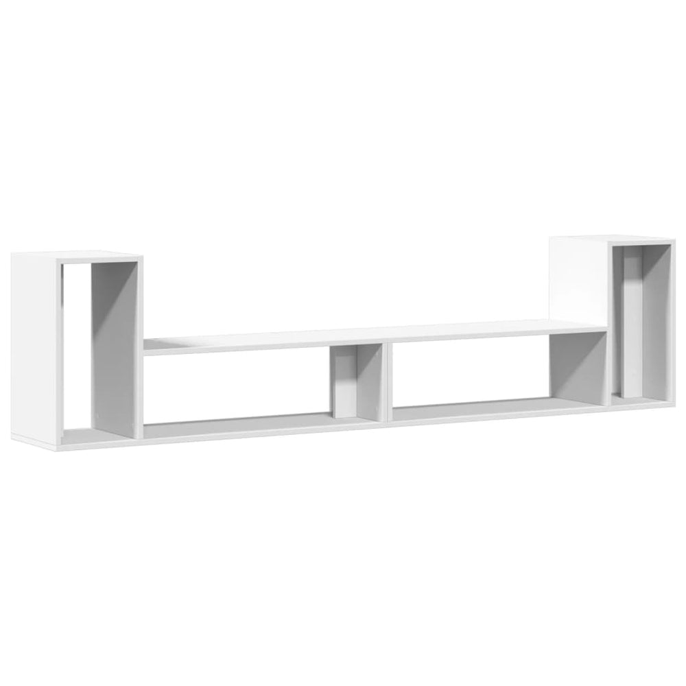 vidaXL Meubles TV 2 pcs Blanc 100x30x50 cm Aggloméré