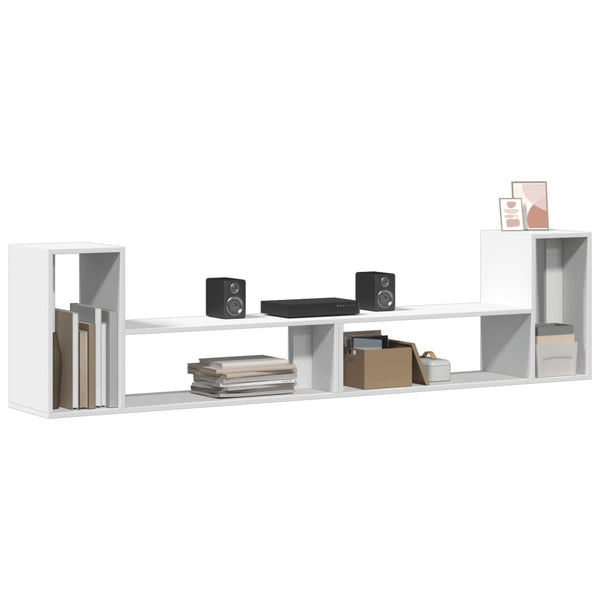 TV-Schränke Weiß Holz 100x30x50cm, 2er Set