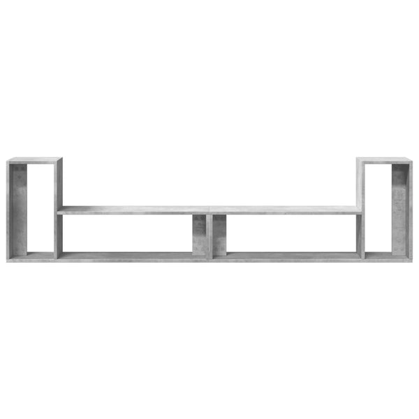 vidaXL Meubles TV 2 pcs Gris béton 100x30x50 cm Aggloméré