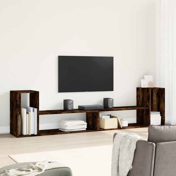 TV-Schränke Räuchereiche, 2er Set