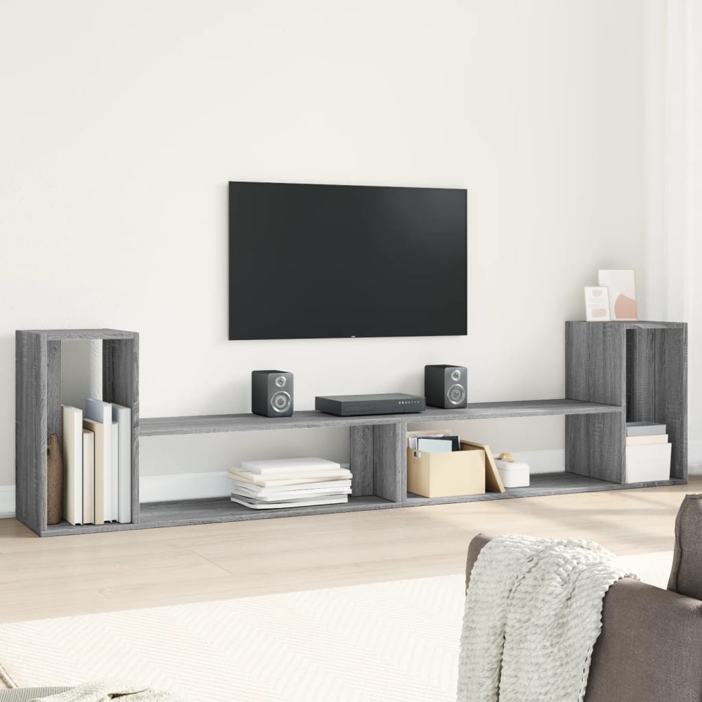 TV-Schränke Grau Sonoma 100x30x50cm, 2er-Set