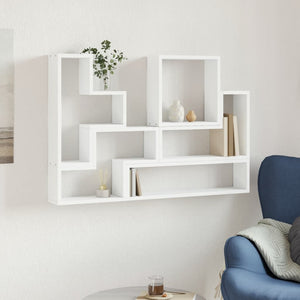 Weißes Wandregal 96 cm