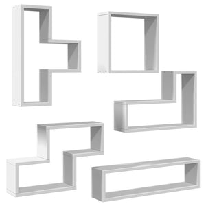 Weißes Wandregal 96 cm